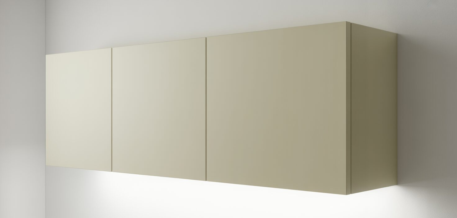 Fotorealistiskt fotografi av en vit IKEA METOD kökslucka mot en vit vägg. Rent, minimalistiskt.